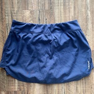 HEAD Womens Large Navy Tennis/Golf Skirt